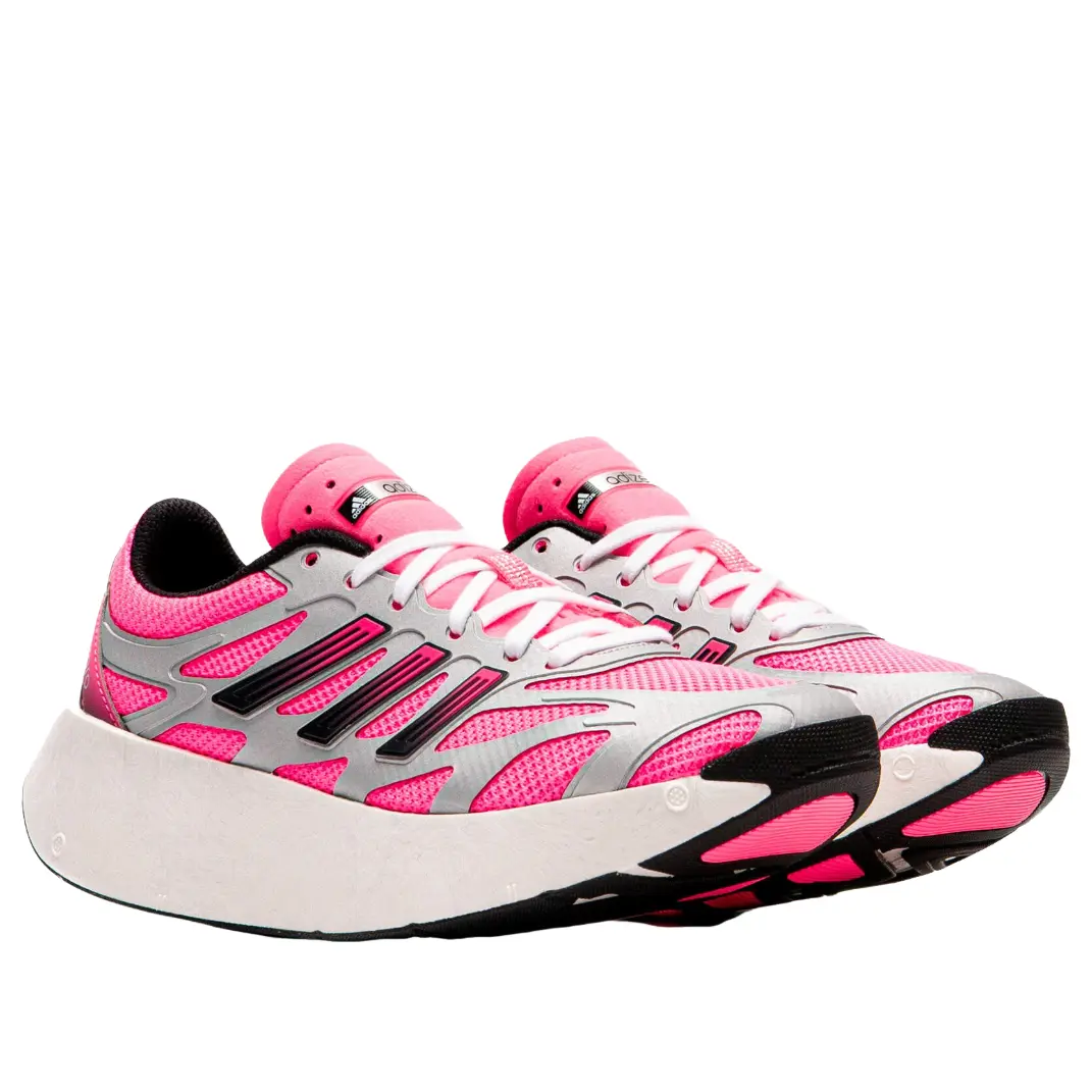 Кроссовки (WMNS) adidas Adizero Aruku 'Matte Silver Core Black Signal Green' — фото 2