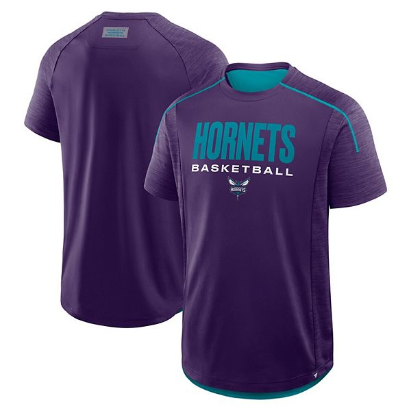 

Мужская фиолетовая футболка charlotte hornets inbound pass play practice Fanatics