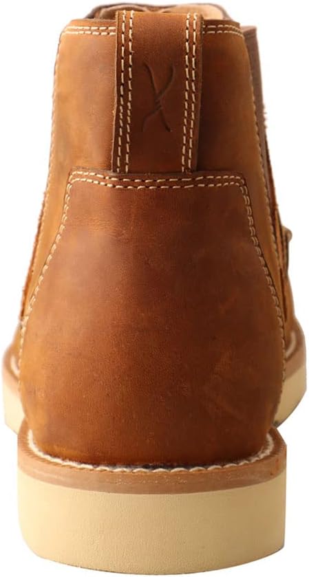 Мужские ботинки Twisted X на танкетке 10 см (10 см) в стиле «челси», Oiled Saddle — фото 4