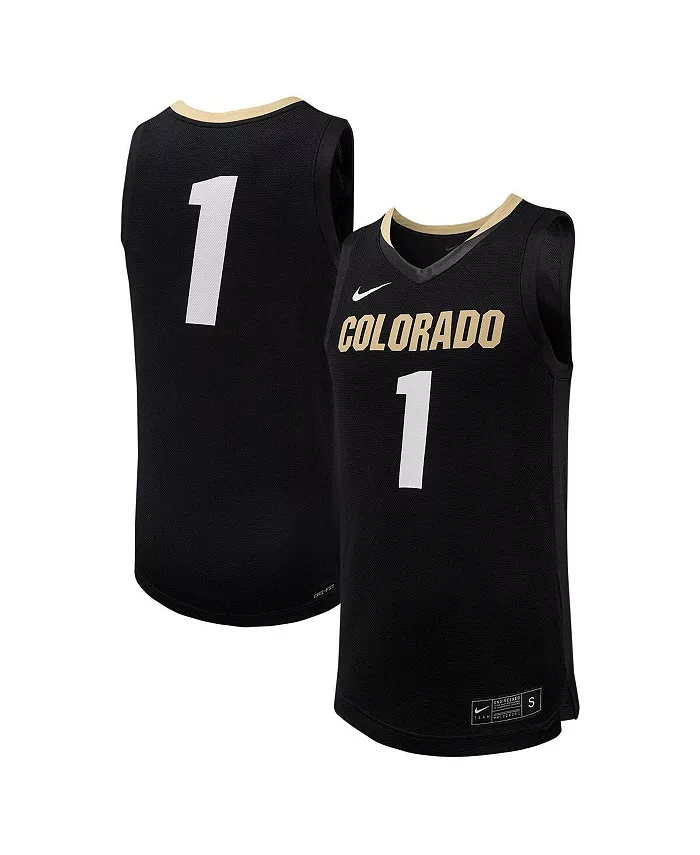 

Мужская баскетбольная майка-реплика Colorado Buffaloes #1 Nike, черный