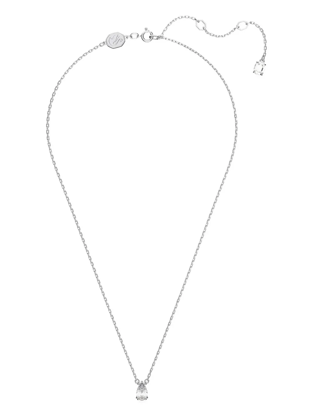 

Колье с подвеской Swarovski, серебристый