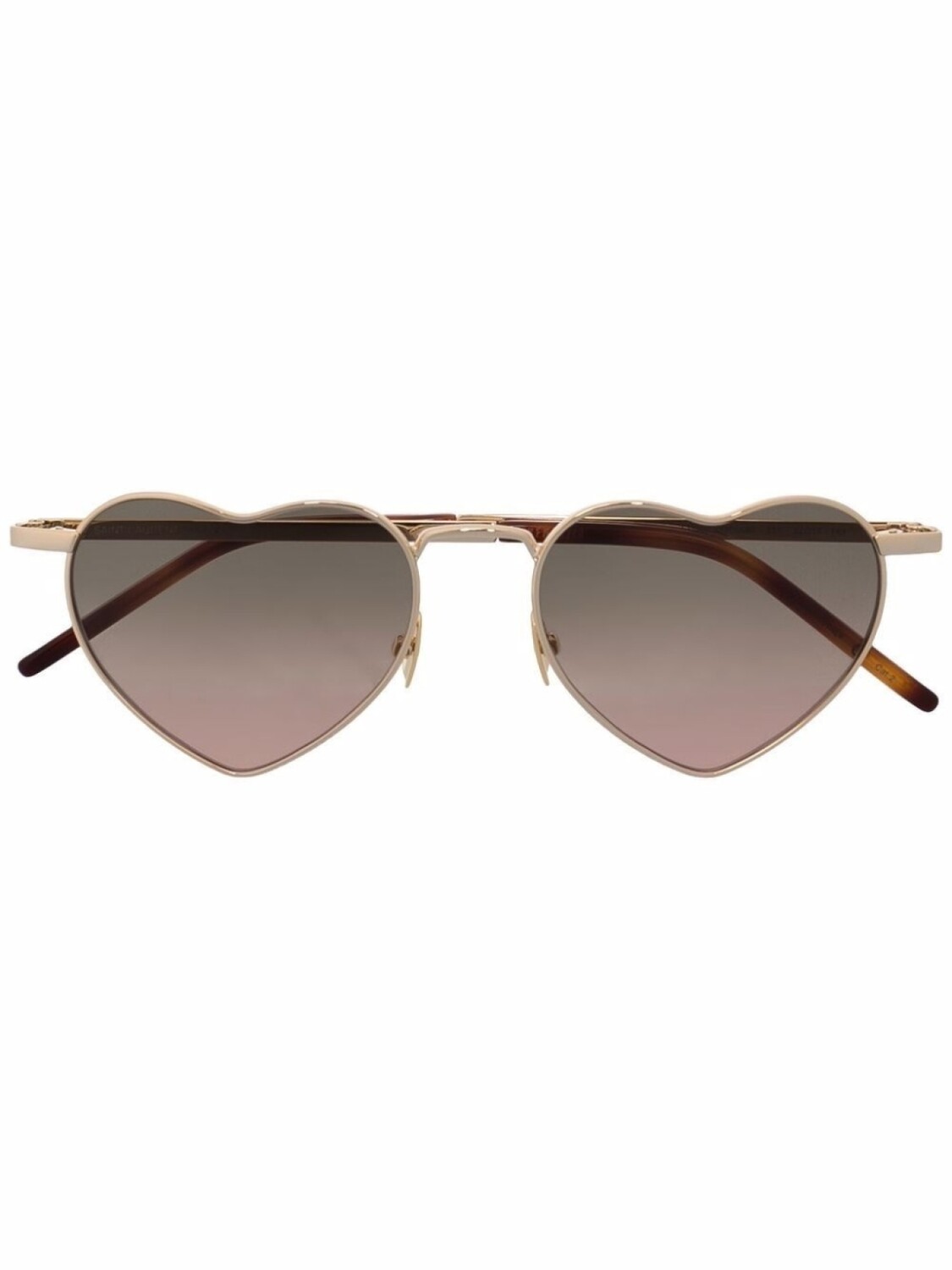 

Saint Laurent Eyewear солнцезащитные очки с эффектом градиента, золотистый