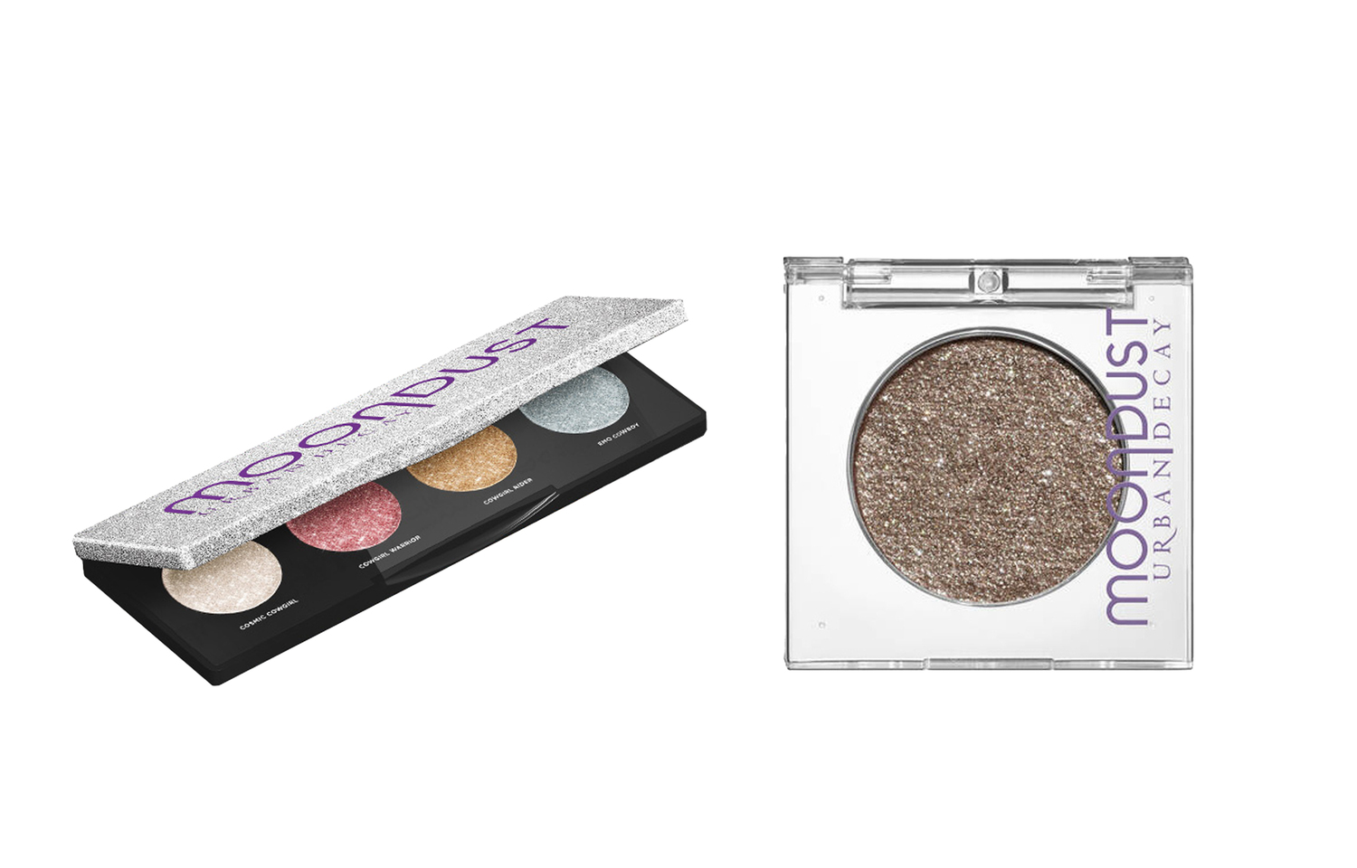 

Палетка теней для век UD Cowherd And Weaver Girl с блестками стразами, легко растушевывается, 4г+1,8г URBAN DECAY