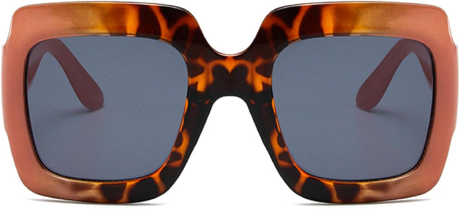 

Большие квадратные женские цветные солнцезащитные очки с градиентным переходом, женские солнцезащитные очки UV400, мужские солнцезащитные очки для активного отдыха N45 mincl, Brown