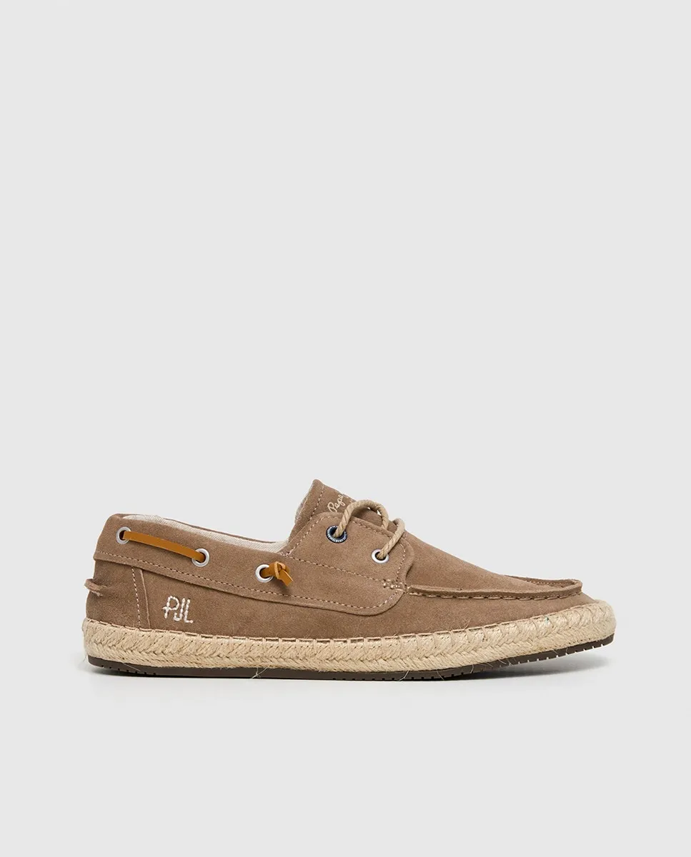 

Мужские замшевые морские туфли Tourist Deck Pepe Jeans, цвет Natural