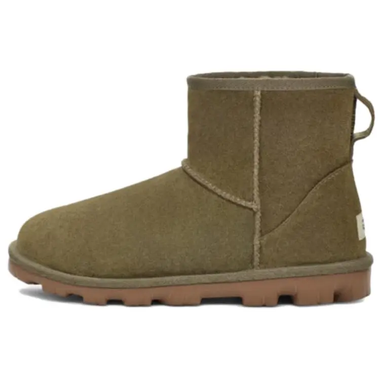Ботинки короткие UGG зимние, оливковый