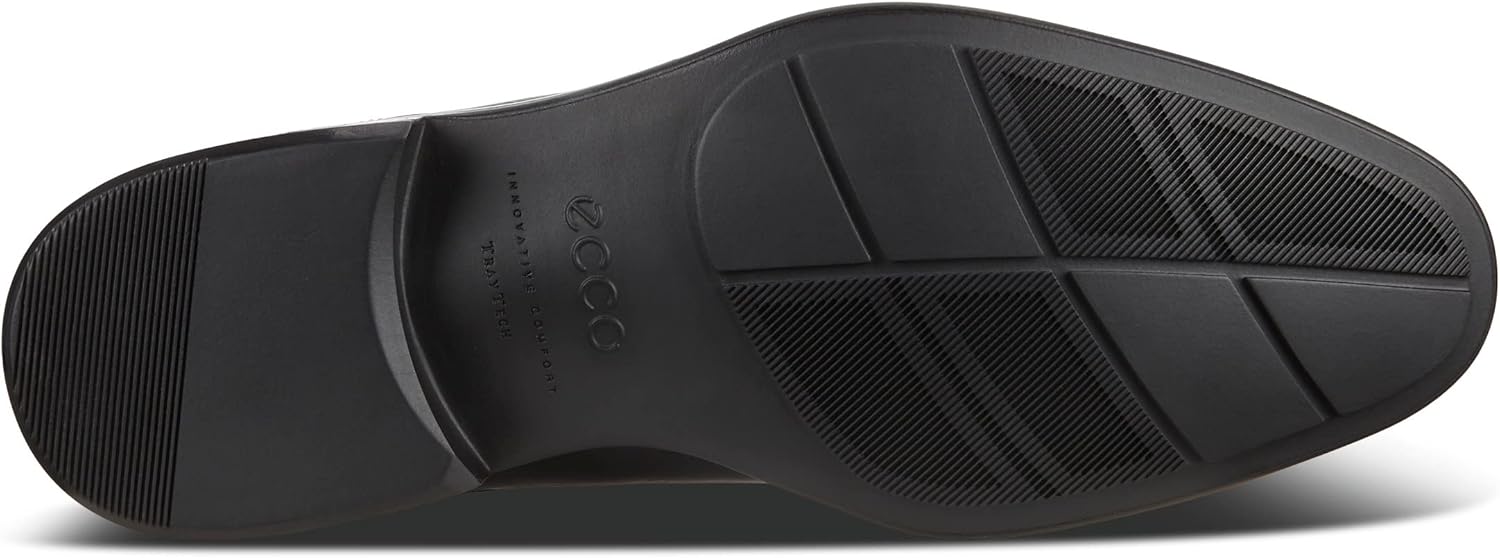 Мужские туфли ECCO Citytray Gore-Tex с цельной носовой частью и шнуровкой, черный — фото 4