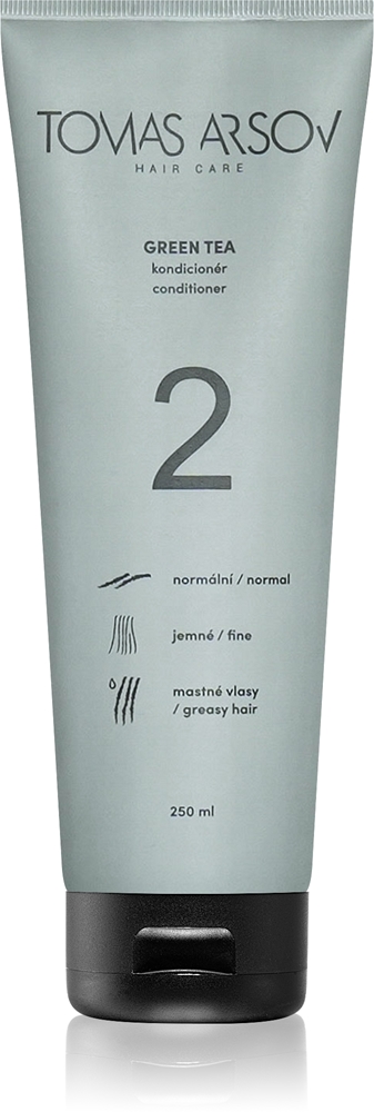 

Смываемый кондиционер с зеленым чаем для ежедневного использования против секущихся кончиков Tomas Arsov, 250 мл