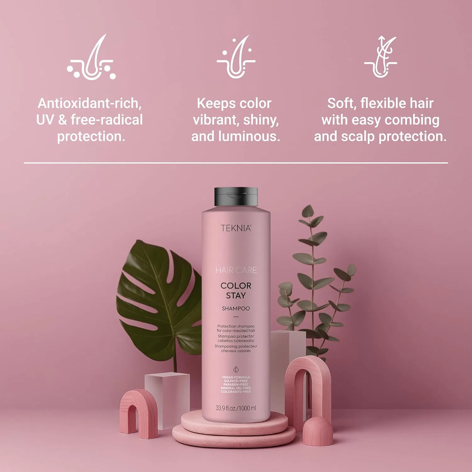 Шампунь для окрашенных волос «Teknia Colour Stay Shampoo» от Lakmé — фото 3