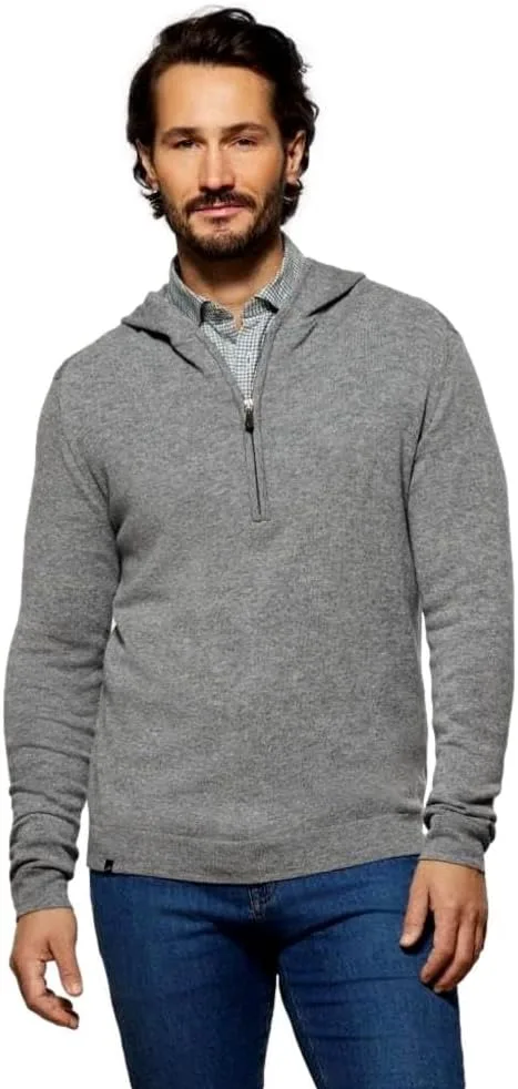 

Джонни-О мужская худи 1/4 молнии Mitch Wool, смесь кашемира, Seal johnnie-O