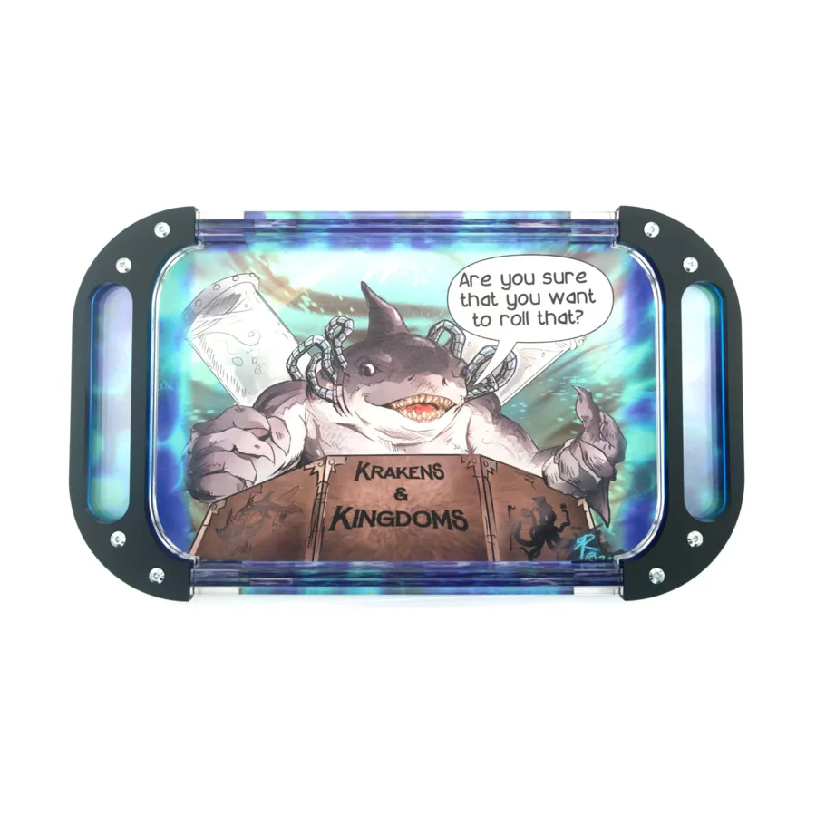 

Лоток для кубиков Omega с деревом — Sharky DM, Dice Trays (C4 Labs)
