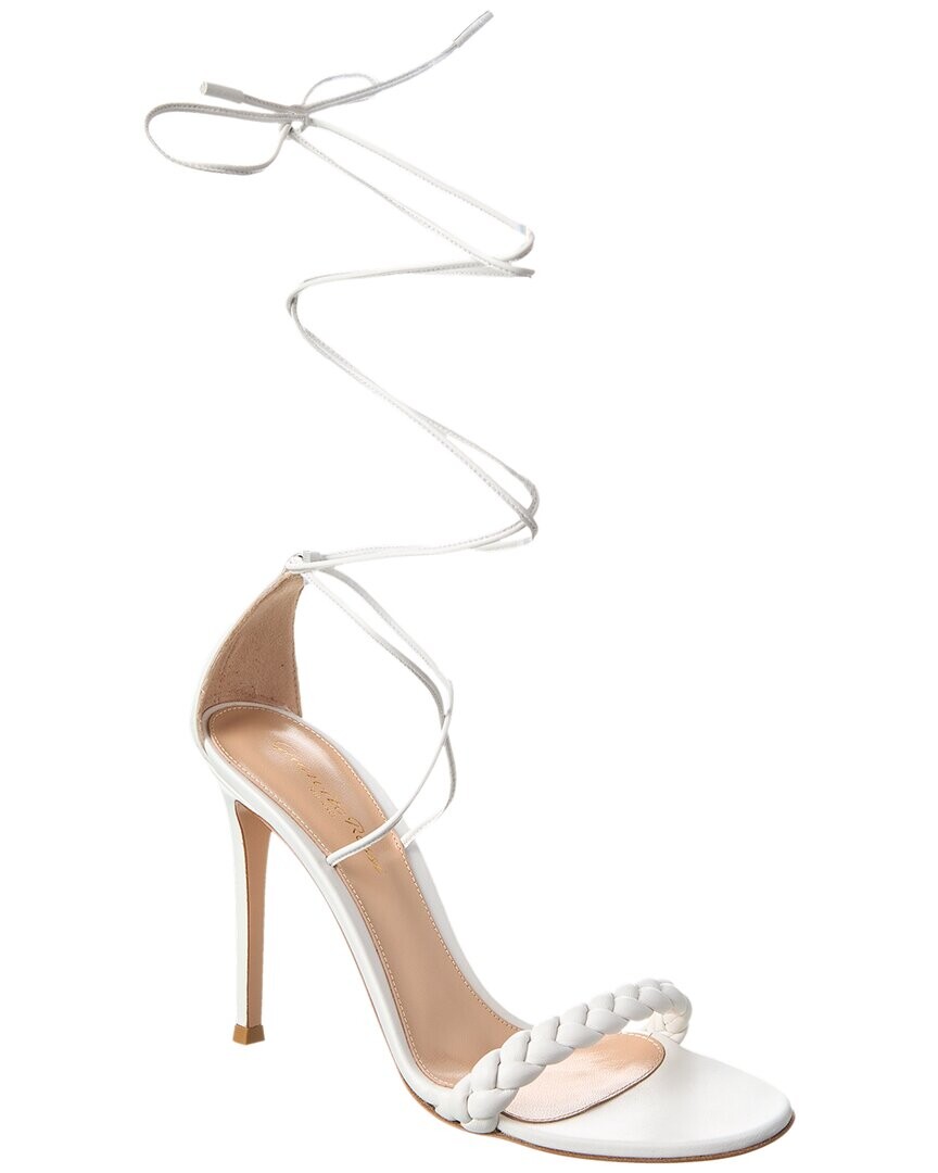

Кожаные сандалии Gianvito Rossi Leomi 105, белый