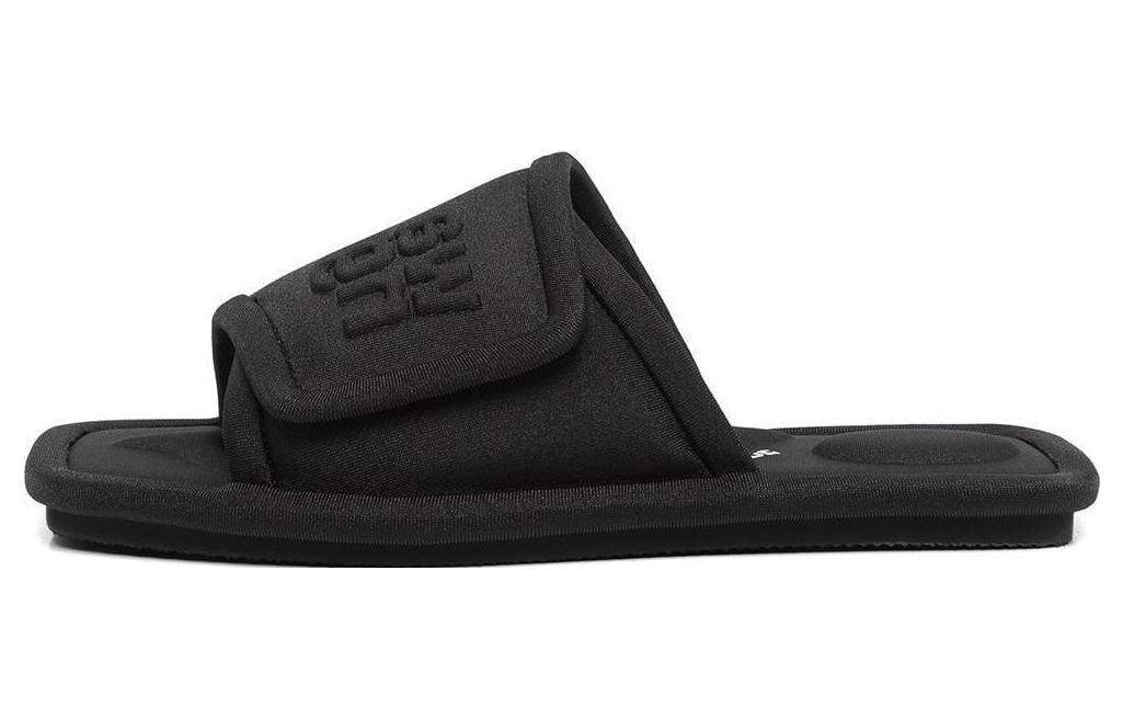 Шлепанцы женские Alexander Wang на липучке, черный