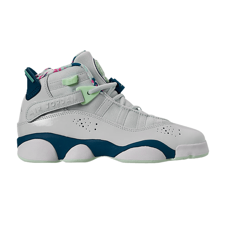 

Кроссовки Air Jordan Jordan 6 Rings GS 'Green Abyss', серый