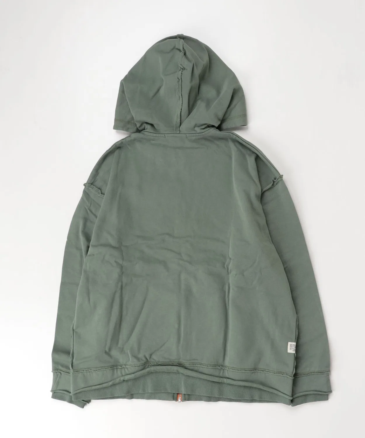 Детская толстовка Boys' Hoodie из хлопка, цвет моховой зелени — фото 4