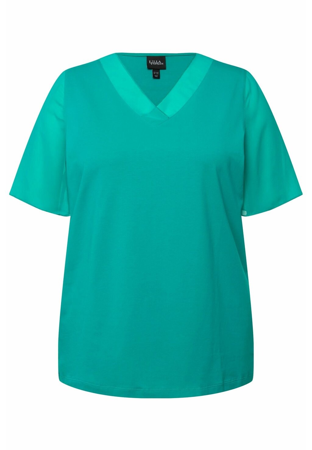 

Блуза V-NECK Ulla Popken, бирюзовый