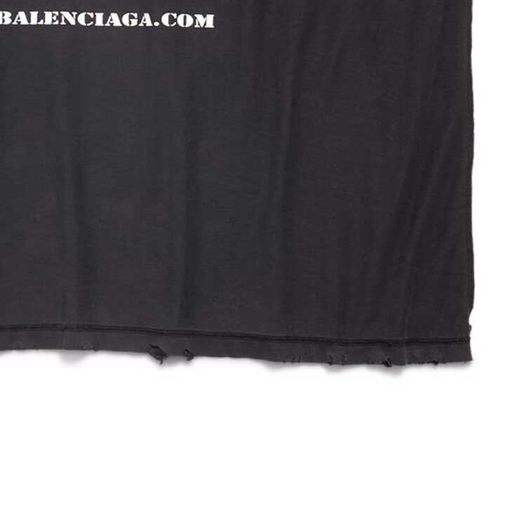 Футболка Balenciaga See Now Buy Now, черный — фото 4