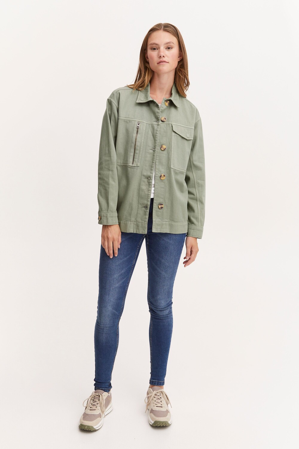 

Куртка Oxmo Hemdjacke, зеленый