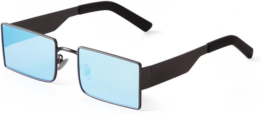 

Мужские классические винтажные солнцезащитные очки в металлической оправе с синим зеркальным покрытием, женские солнцезащитные очки с защитой от УФ-излучения UV400 TYUVIVO, C4