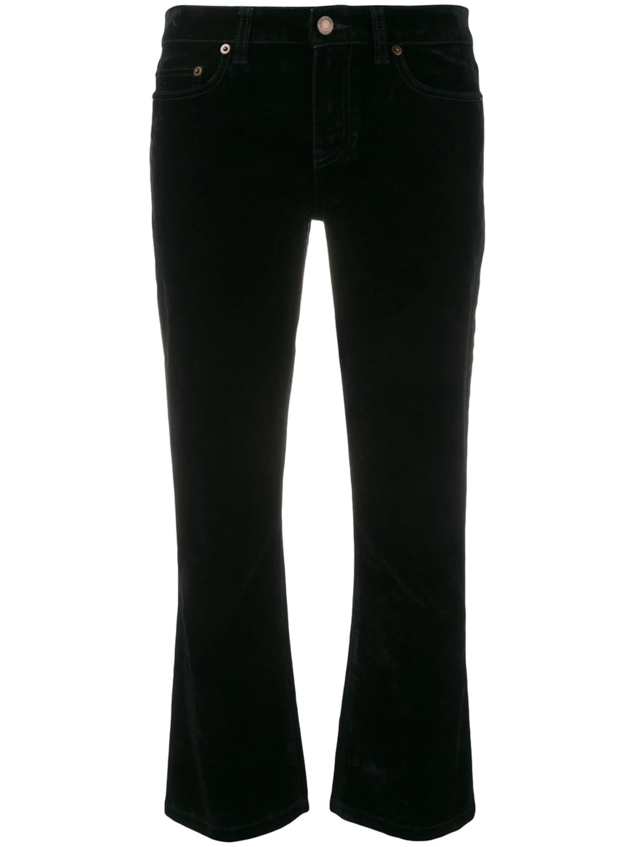 

Укороченные джинсы Saint Laurent, черный