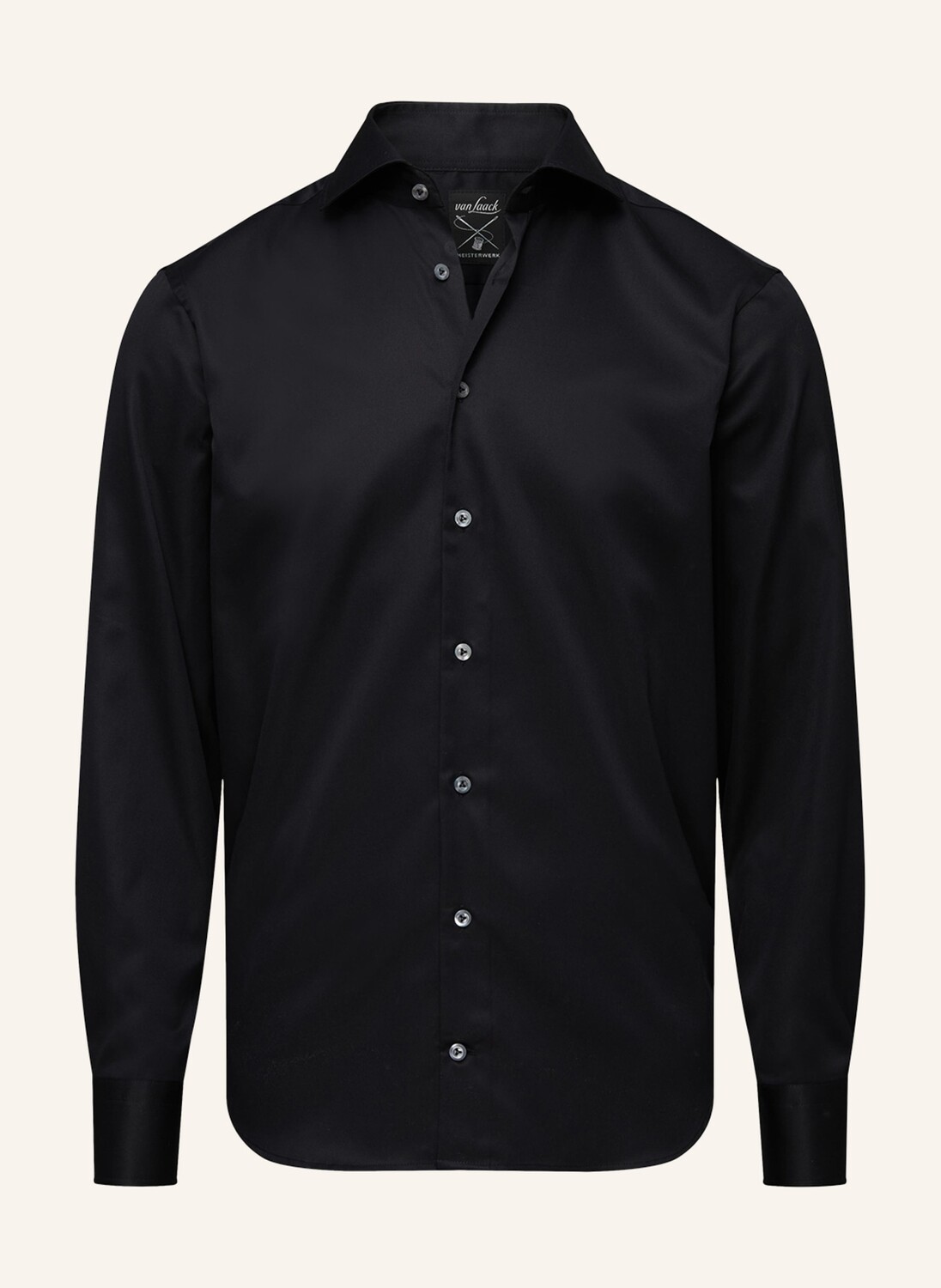 

Рубашка tailor fit с акулий воротником van Laack, черный