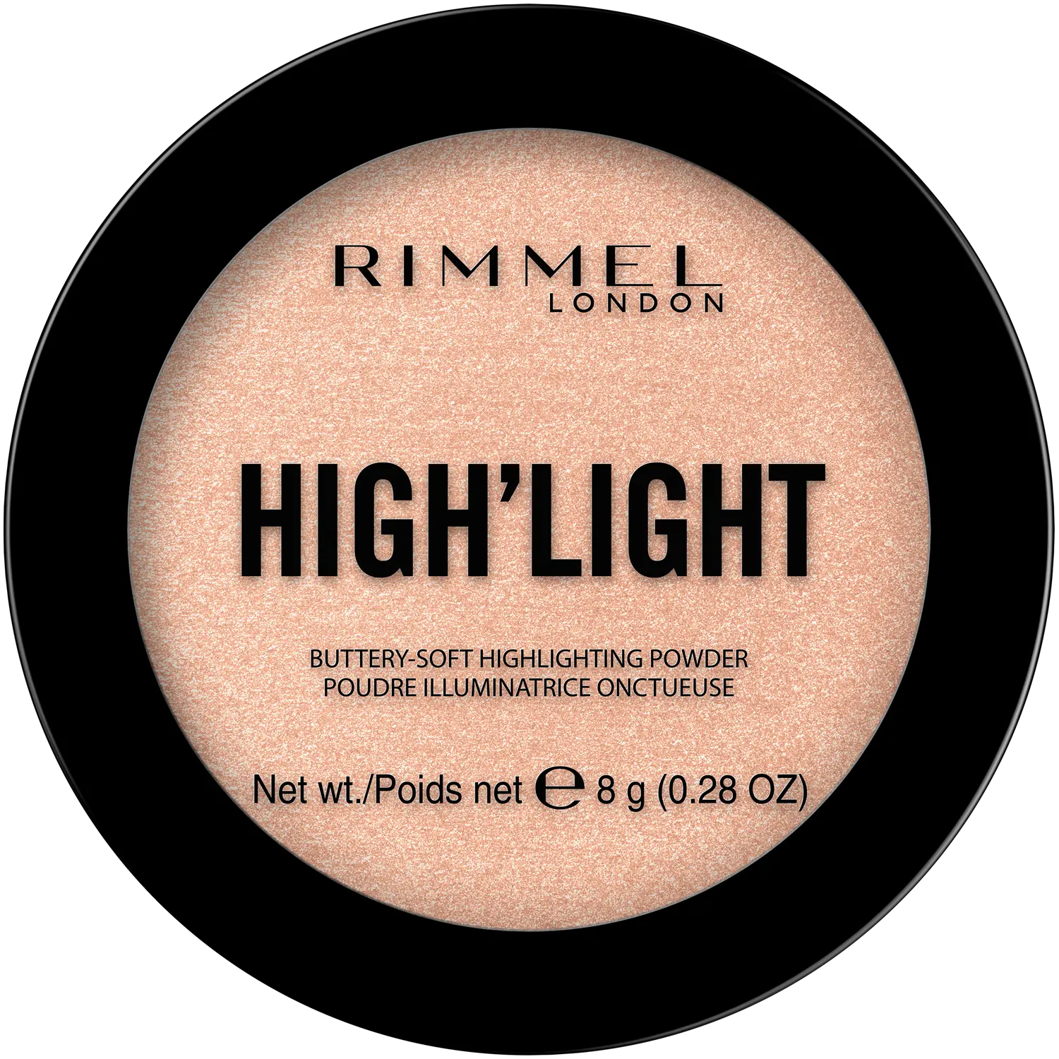 

Хайлайтер для лица 002 при свечах Rimmel High'Light, 8 гр