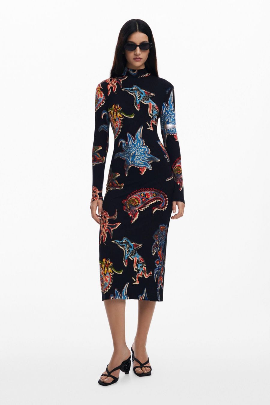 

Женское платье, разработанное г-ном Кристианом Лакруа Desigual, Black
