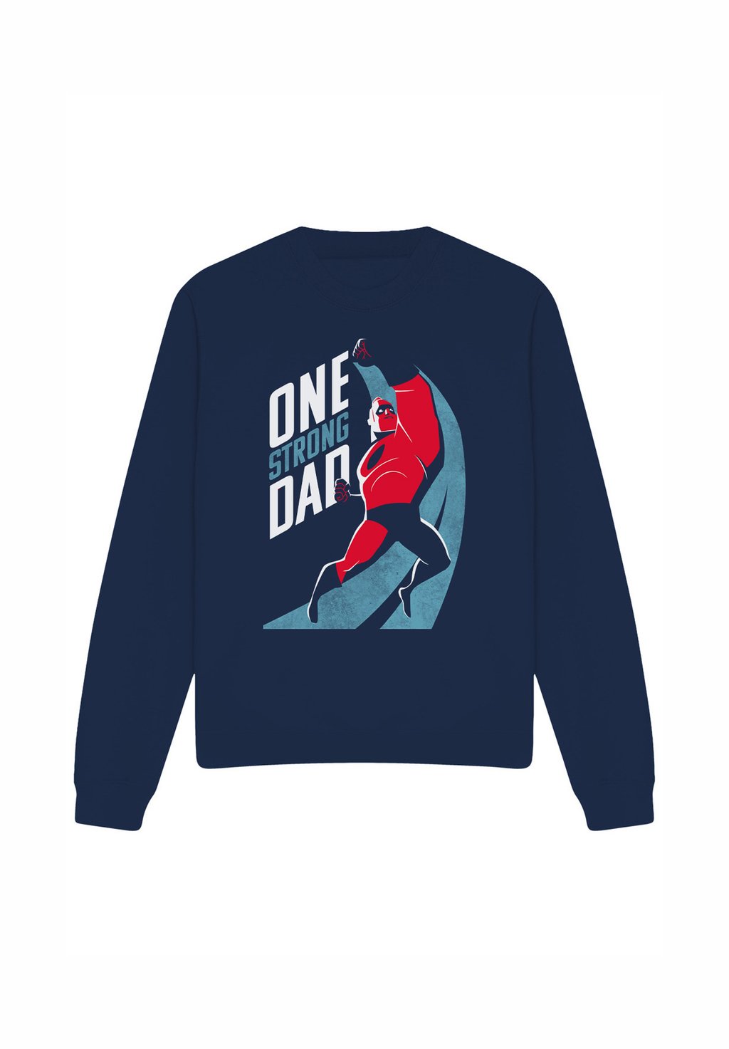 

Толстовка THE INCREDIBLES FATHER S DAY ONE STRONG DAD PRINT Disney, темно-синий