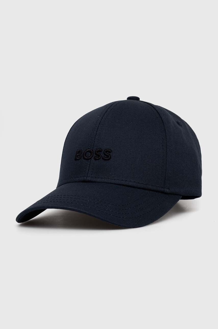 

Бейсболка BOSS из хлопка, темно-синий