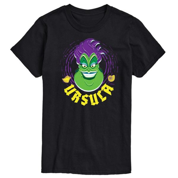 

Мужская графическая футболка Ursula Disney, черный