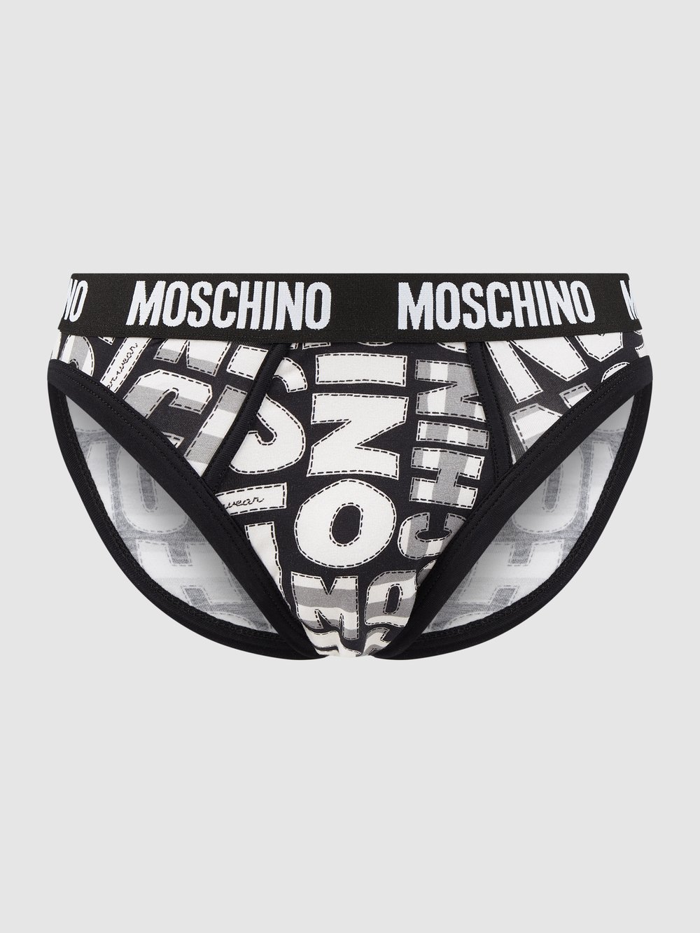 

Трусы с растяжкой Moschino Swim + Underwear, черный