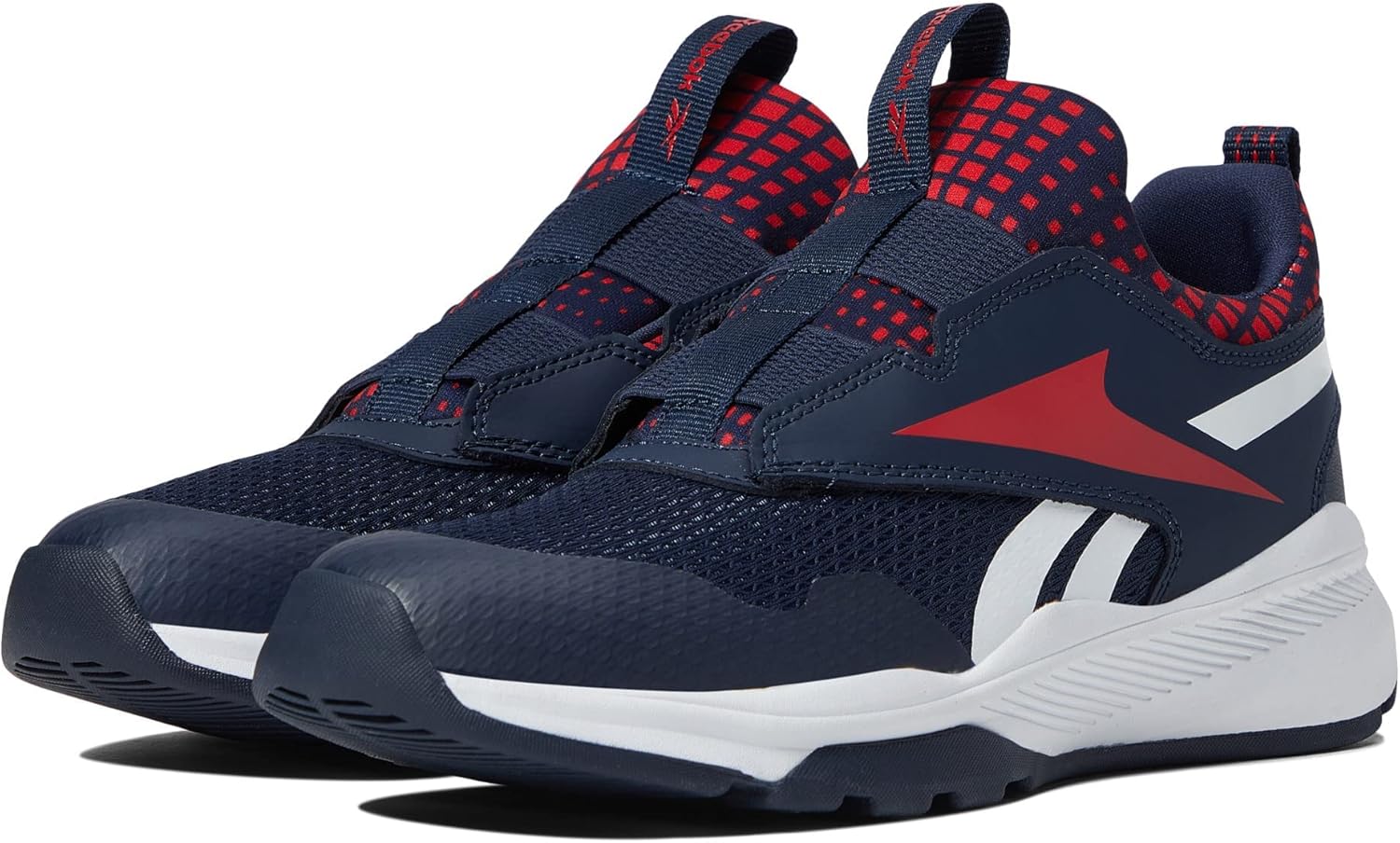Кроссовки Reebok для мальчиков Xt Sprinter Slip, белый/красный/синий — фото 2