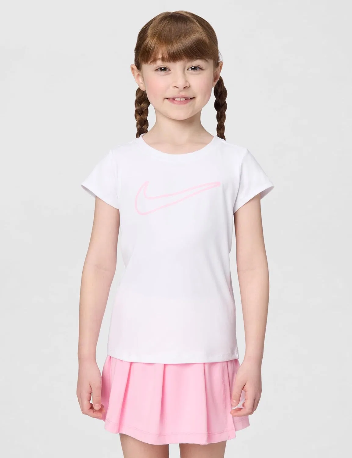 Детский спортивный комплект Dri-FIT Nike, 2 предмета, Medium Soft Pink — фото 4