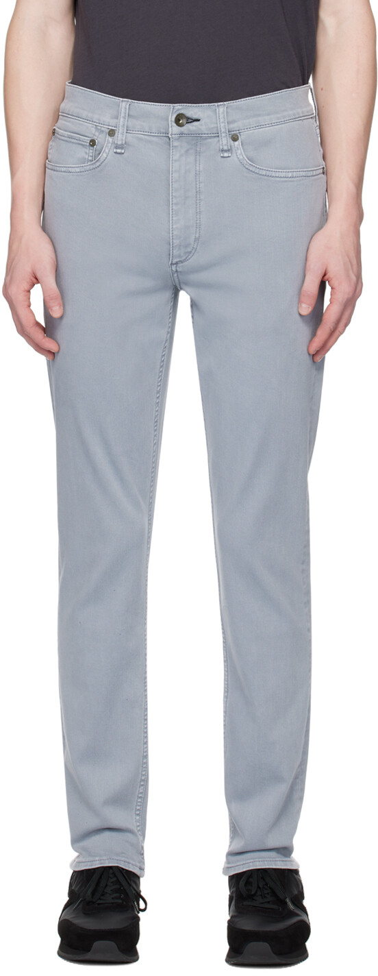 

Серые джинсы скинни 2 Rag & Bone, цвет Steel grey