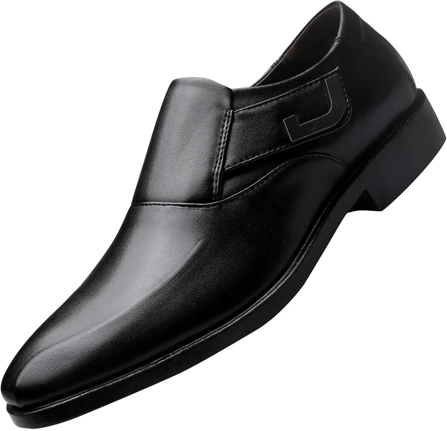 Туфли мужские, кожаные, Monk Strap Slip On, Black