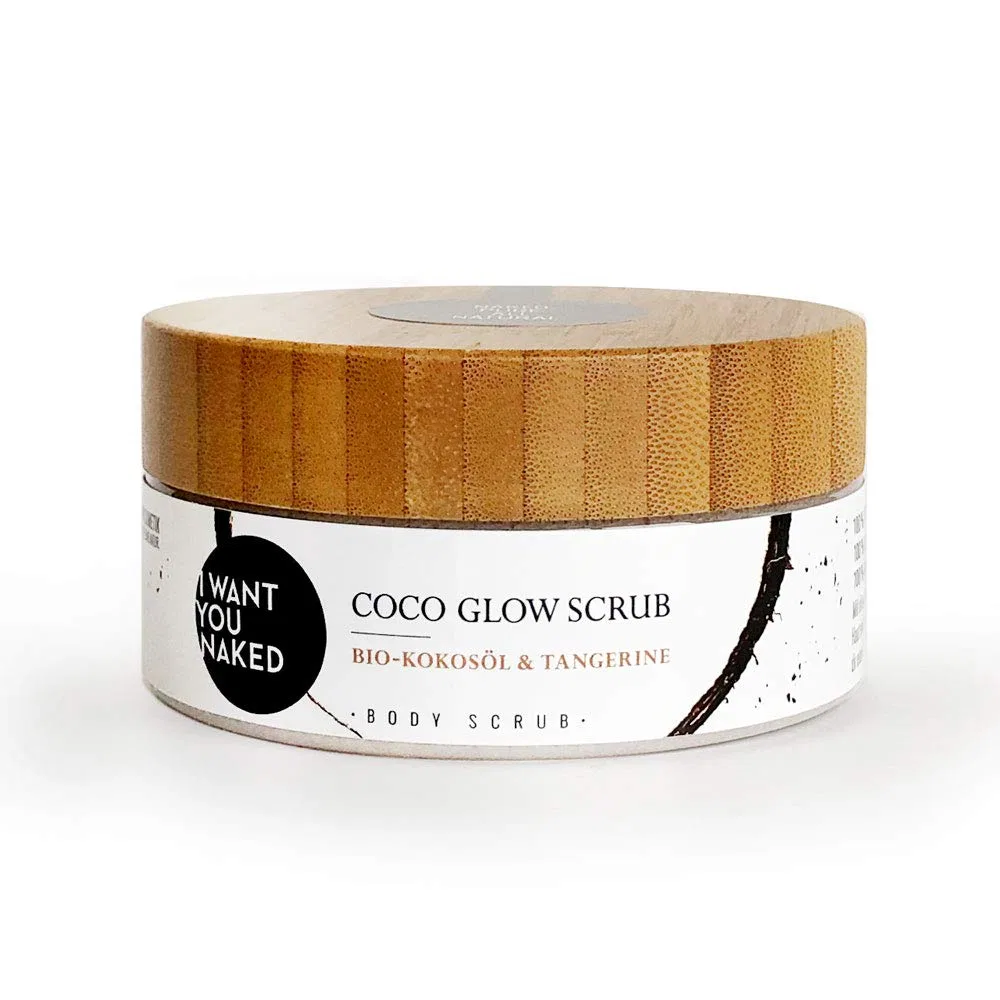 Скраб для тела Coco Glow с органическим кокосовым маслом и мандарином I Want You Naked