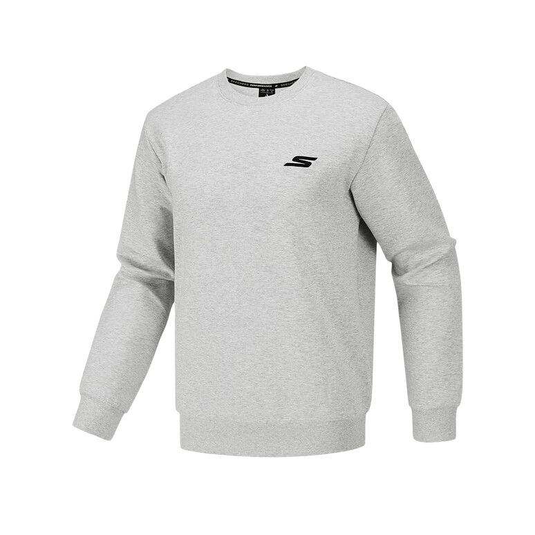 

Удобная спортивная толстовка для мужчин Skechers, heather серый белый-066a