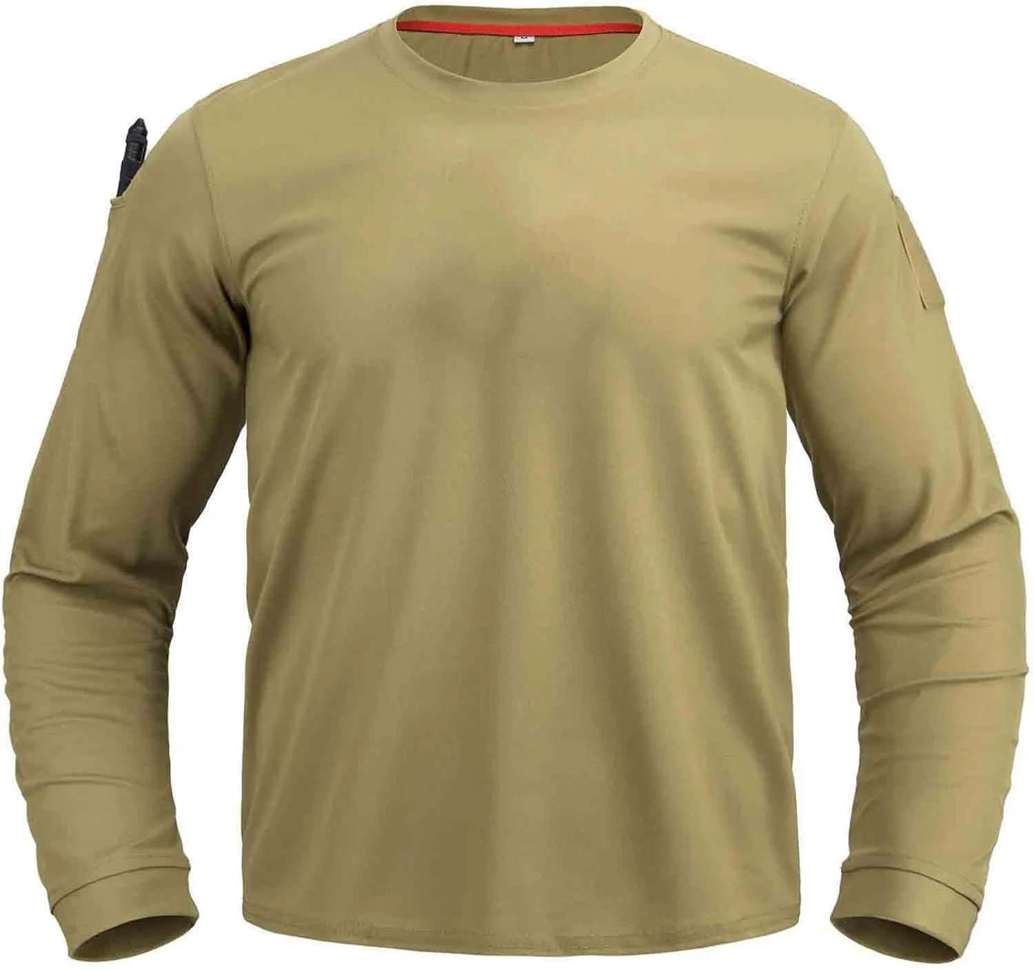 

Мужская футболка с длинным рукавом Crewneck, дышащая, для спорта