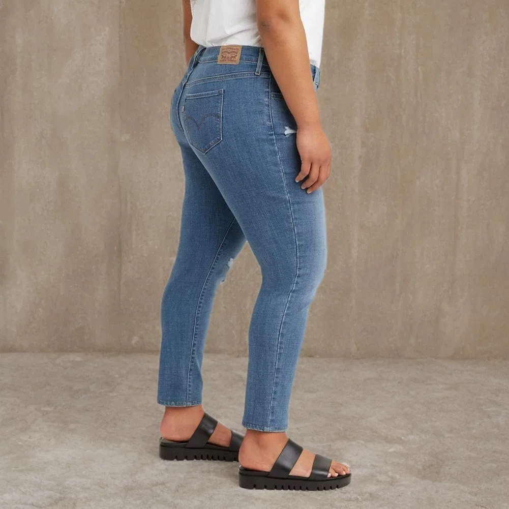 Джинсы скинни Levi's, Lapis Joy - Medium Indigo — фото 3