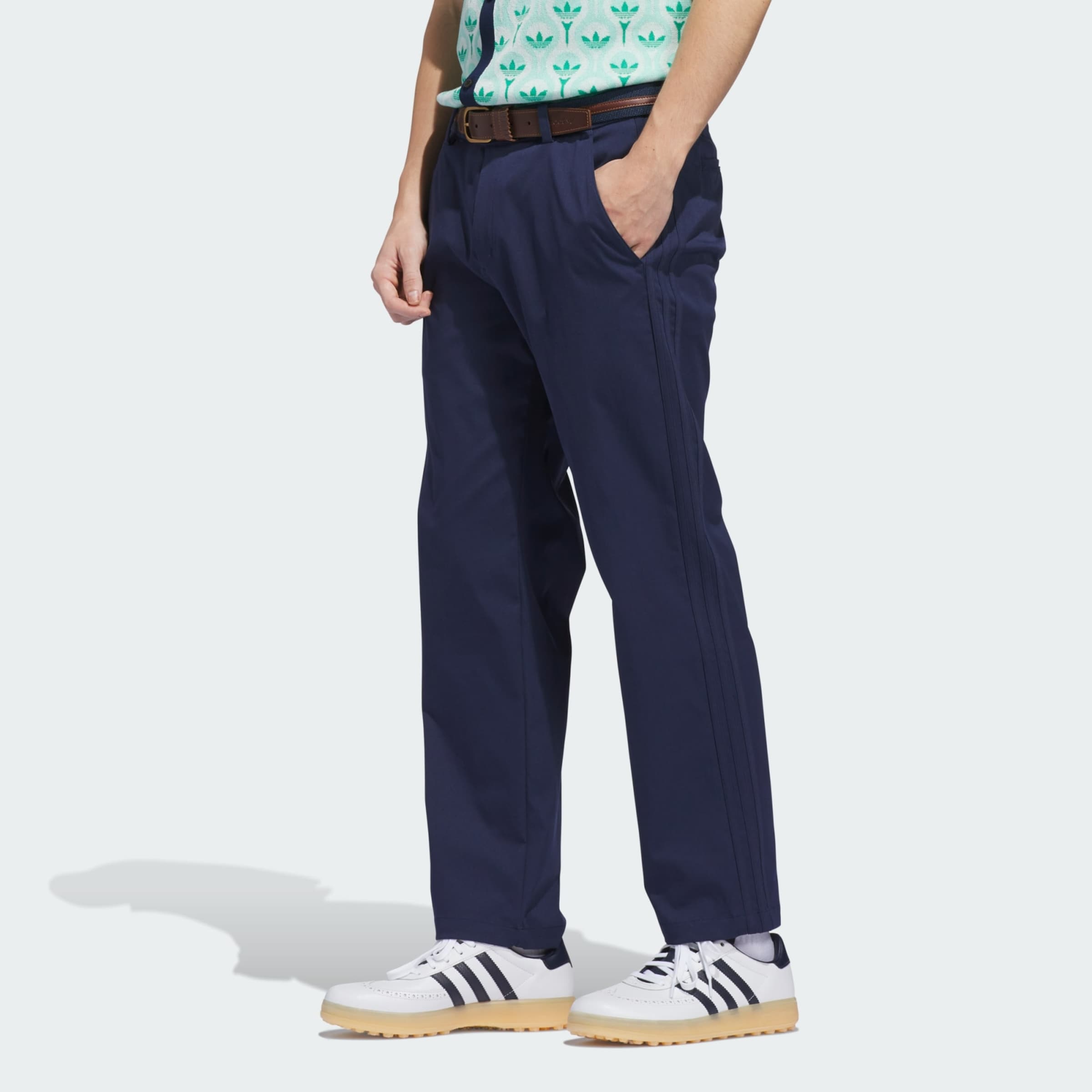 Adidas Performance Широкие спортивные брюки 'Twistweave' в цвете Navy — фото 4