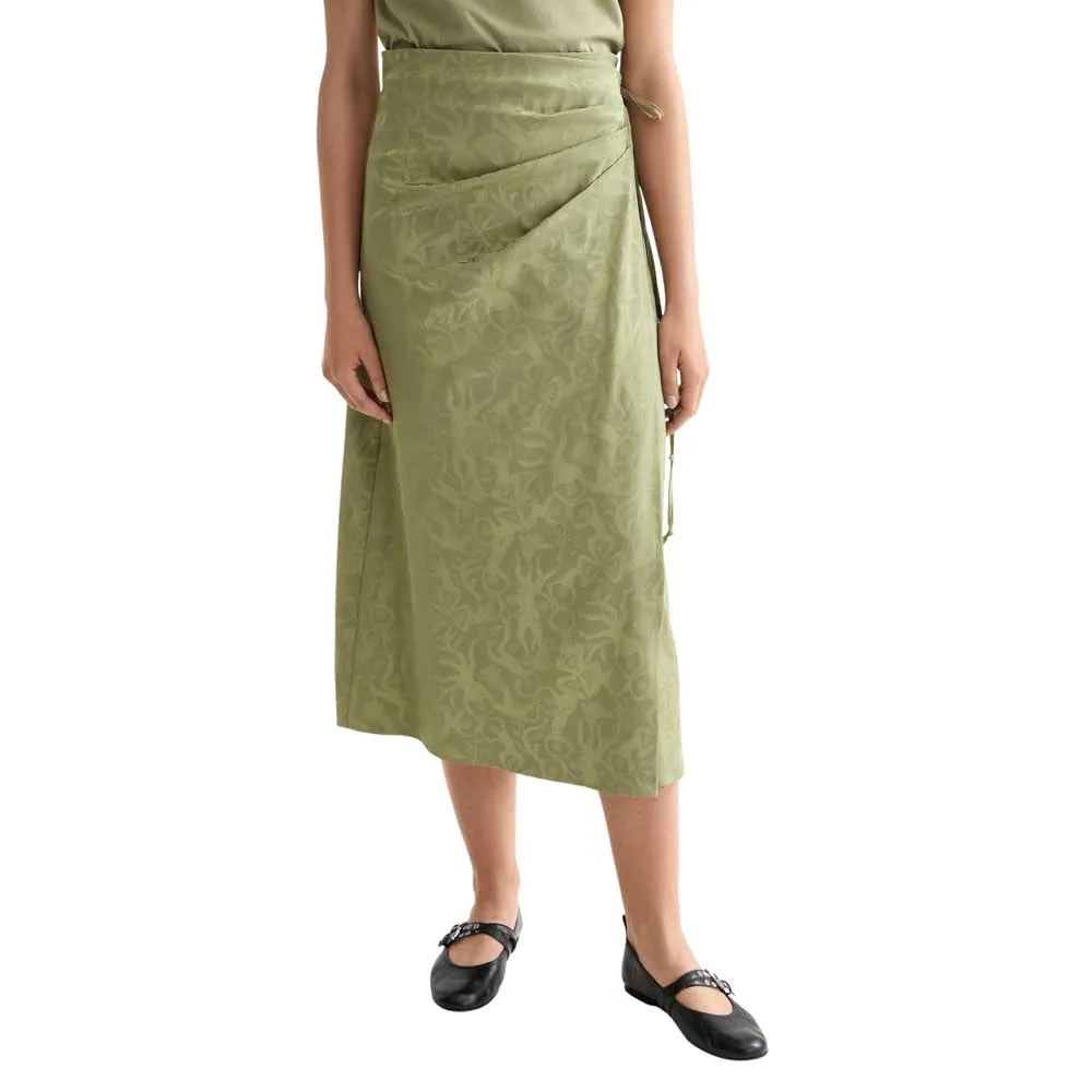 

Юбка Scotch & Soda Fluid Wrapped midi, зеленый