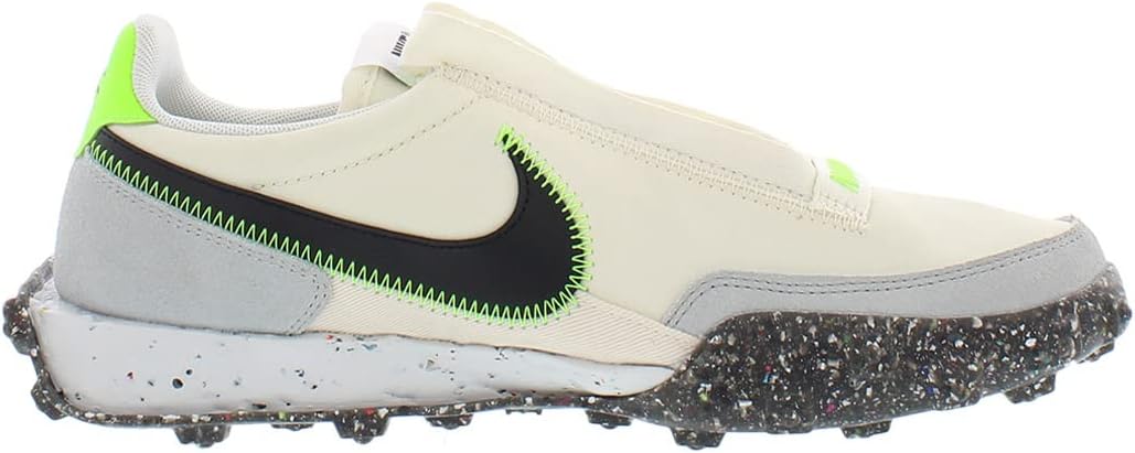 Кроссовки Nike Waffle Racer Crater CT1983, слоновая кость/черный — фото 2