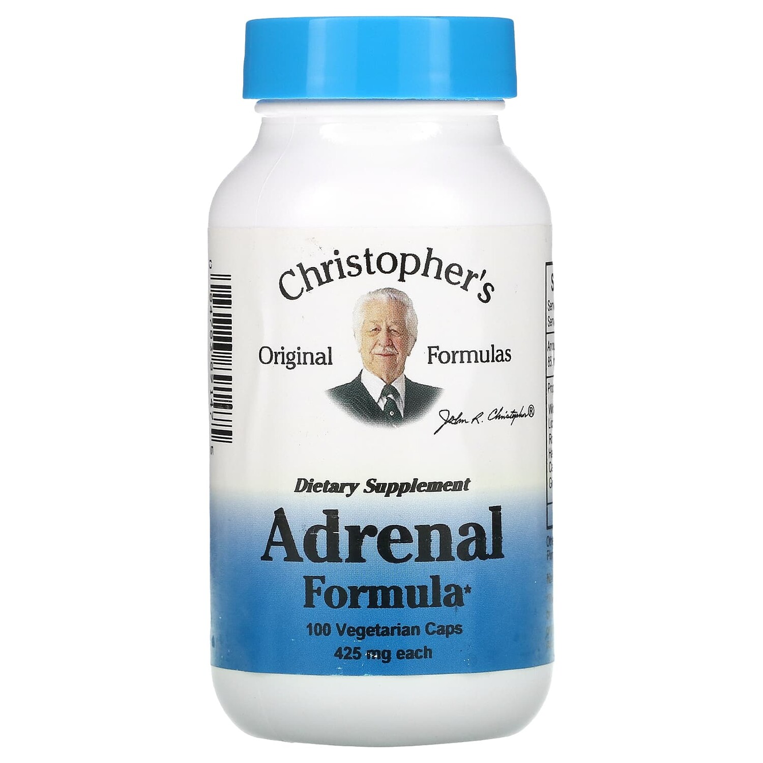 

Christopher's Original Formulas Формула для надпочечников 400 мг 100 капсул в растительной оболочке