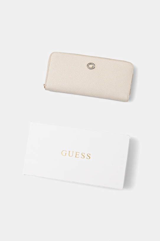 

Кожаный кошелек Guess, бежевый