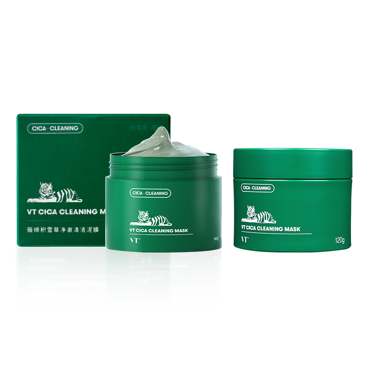 

VT Маска для лица Amazon White Clay успокаивающая увлажняющая против жирного блеска очищающая 120мл/120мл*2