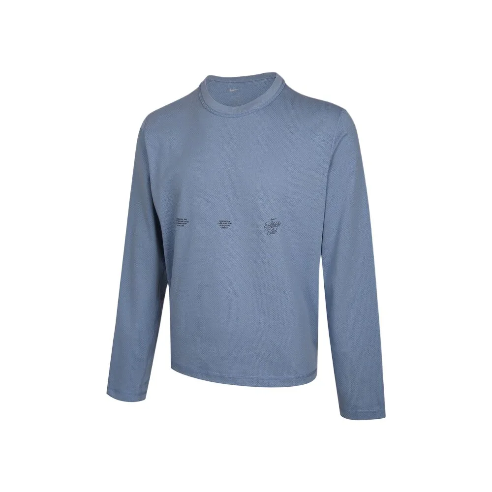 Nike Футболка мужская Blue Crew Neck Moderate