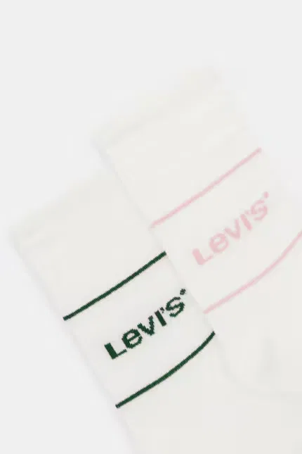 Носки длинные 2 шт Levi's, бежевый — фото 2