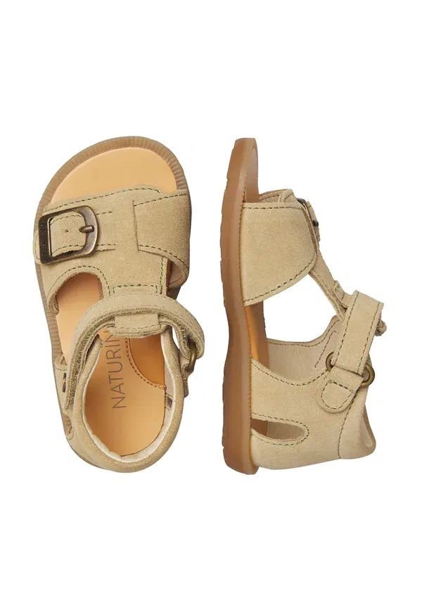 Сандалии Quarzo baby shoes Naturino, бежевый-бежевый — фото 3