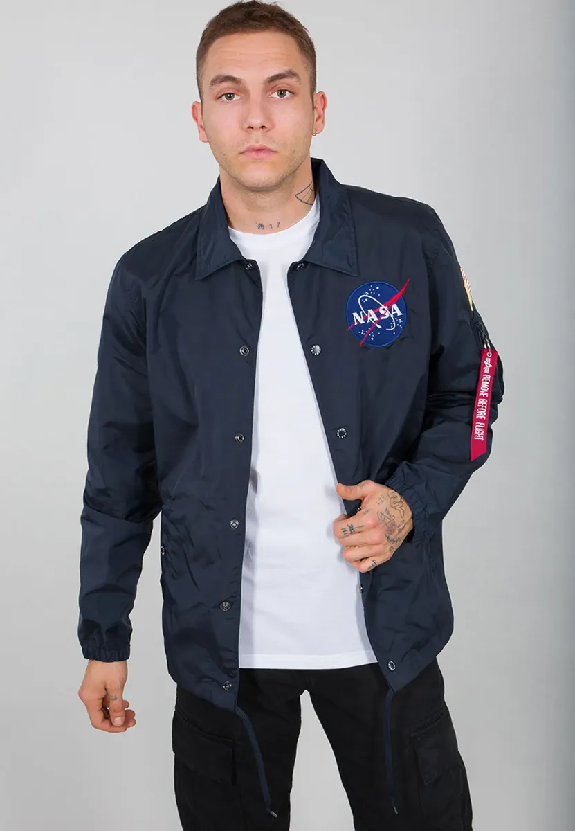 

Куртка-бомбер Alpha Industries " Alpha Industries Men - Outdoor Jackets NASA Coach Jacket", синий