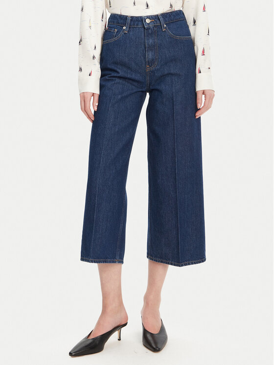 

Джинсы с широкими штанинами WW0WW44360 Tommy Hilfiger, синий